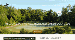 Desktop Screenshot of highlandgreengolf.com